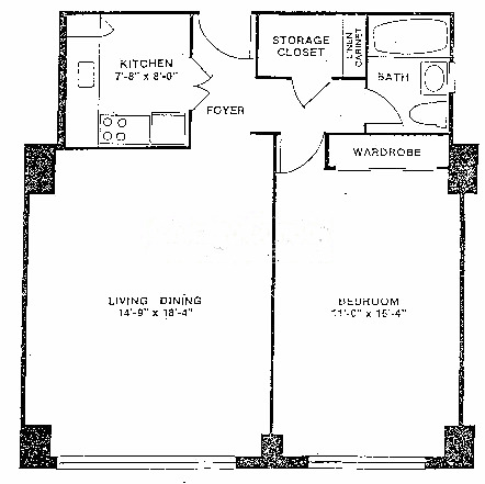 3100 N Lake Shore Drive Floorplan - 04, 05, 10 Tiers